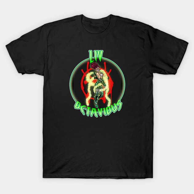 Liv Octavious pin up T-Shirt by Biomek